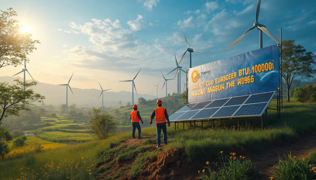 l'inde s'engage résolument envers la transition énergétique avec ntpc qui projette d'investir plus de 23 milliards de dollars dans les énergies renouvelables au madhya pradesh. découvrez comment cette initiative contribuera à un avenir durable et à la croissance économique de la région.