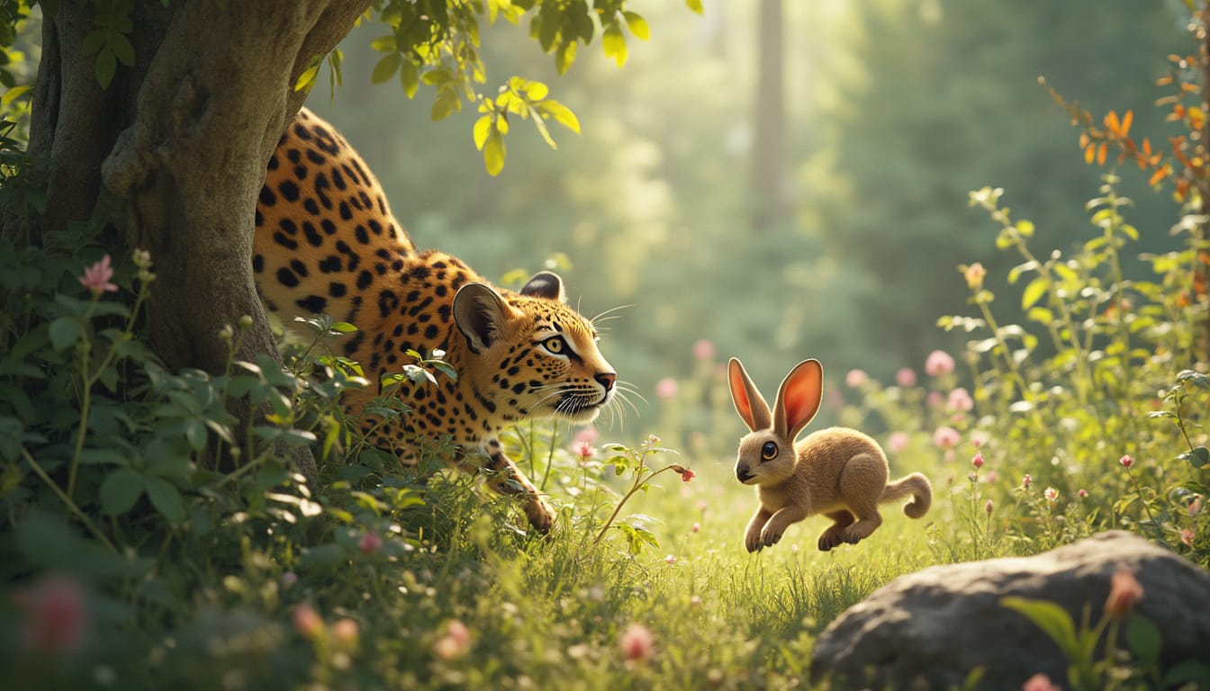 découvrez une semaine fascinante dans la faune, où un chat léopard, une marionnette de vautour et un lièvre s'amusent à jouer à cache-cache. plongez dans un monde d'aventures animales captivantes et laissez-vous émerveiller par les interactions uniques de ces créatures.