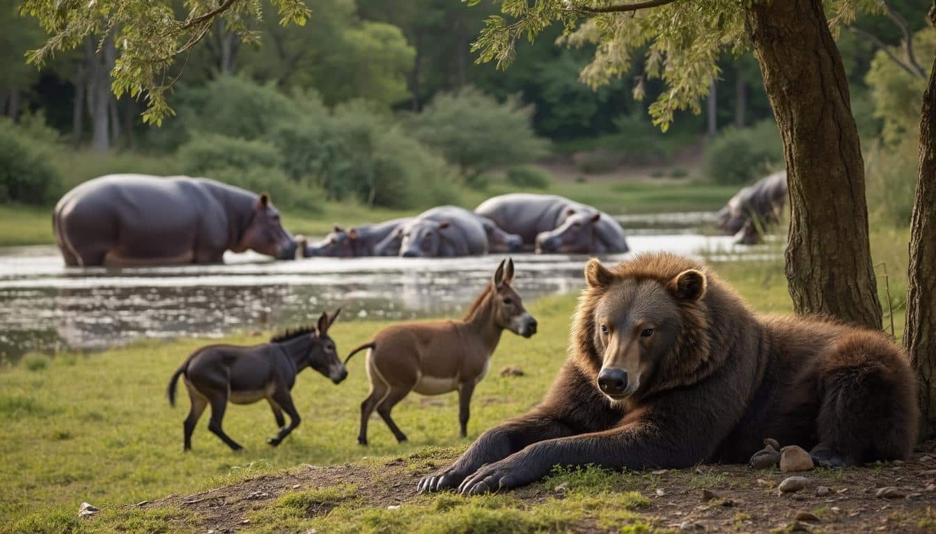 découvrez une semaine fascinante au cœur de la faune, où vous rencontrerez un ours paresseux orphelin touchant, des hippopotames nageants dans leur élément et des ânes espiègles de la new forest. une aventure inoubliable pour les amoureux de la nature!