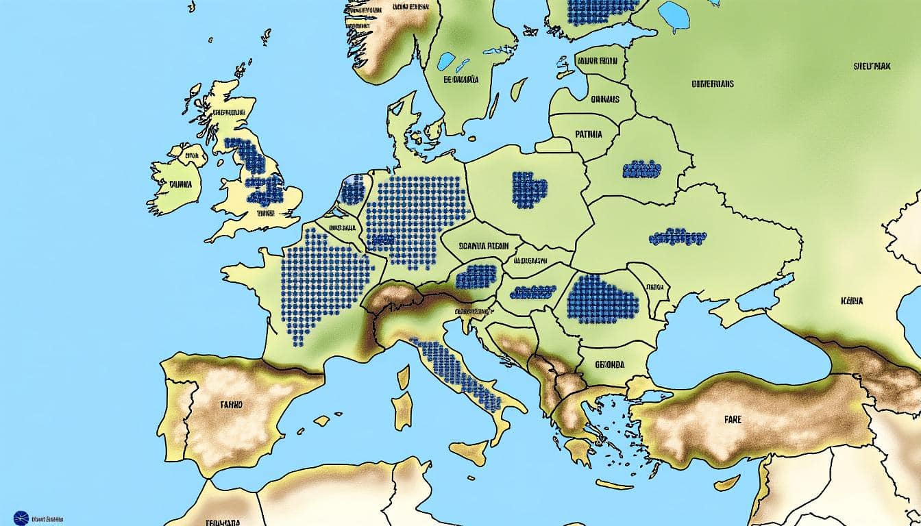 découvrez notre cartographie interactive présentant la part de l'électricité renouvelable dans chaque pays européen. visualisez d'un coup d'œil les avancées et écarts en matière d'énergie verte à travers l'europe.