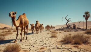 découvrez comment la pénurie d'eau frappe durement les oasis marocaines, mettant en danger la survie des chameaux et bouleversant l’équilibre fragile de ces écosystèmes uniques. plongez au cœur d’une crise écologique et humaine méconnue.