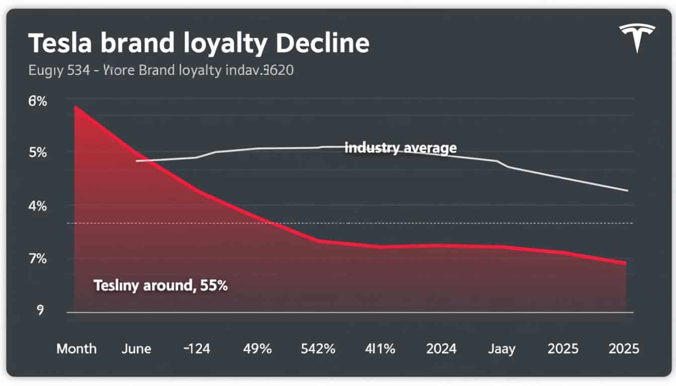 découvrez pourquoi la fidélité à la marque tesla connaît une forte baisse aux états-unis, les raisons principales de ce phénomène et ses conséquences sur le marché automobile en 2024.
