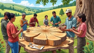 des artistes transforment le bois du célèbre sycomore abattu à gap en œuvres uniques, rendant hommage à cet arbre emblématique à travers la création artistique.