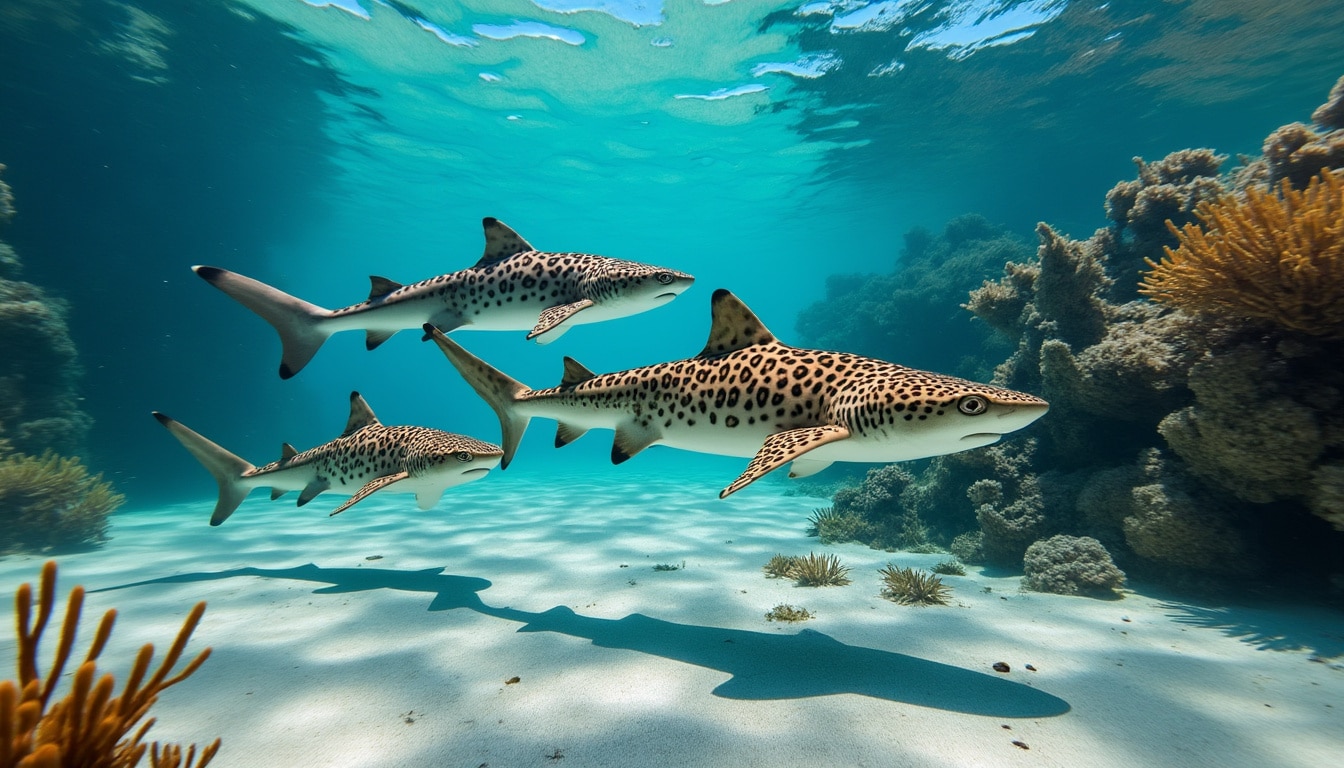 découvrez les premières images inédites des accouplements de requins léopards filmées dans leur habitat naturel. un regard fascinant sur le comportement de cette espèce méconnue, capturé en milieu sauvage.