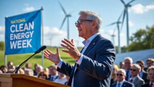 découvrez comment, malgré les divergences politiques sur les énergies renouvelables, le président de la semaine nationale de l'énergie propre demeure confiant dans le rôle des conservateurs pour faire avancer l'action climatique.