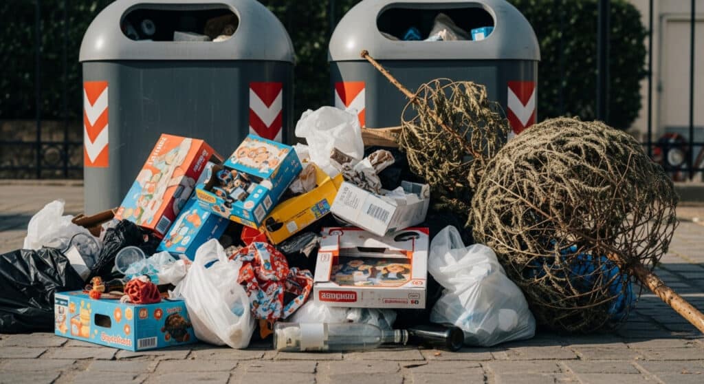 Déchets en décembre